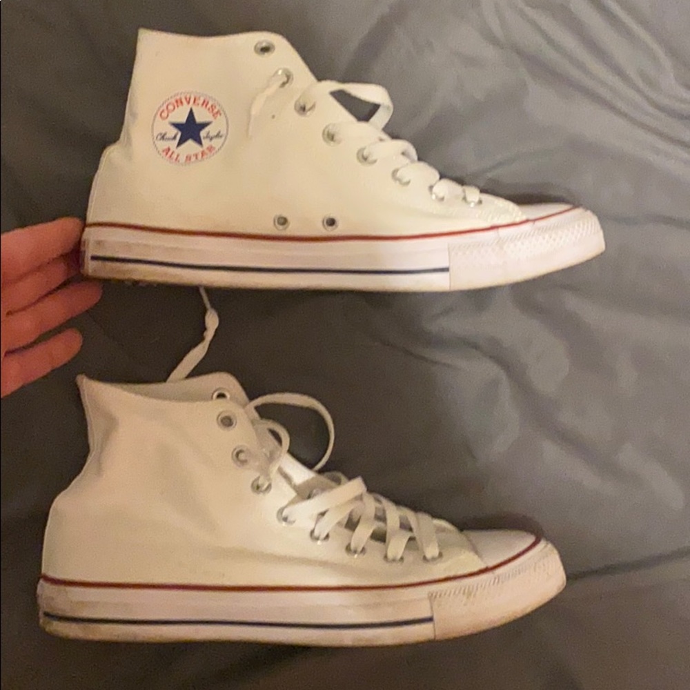 Converse all white